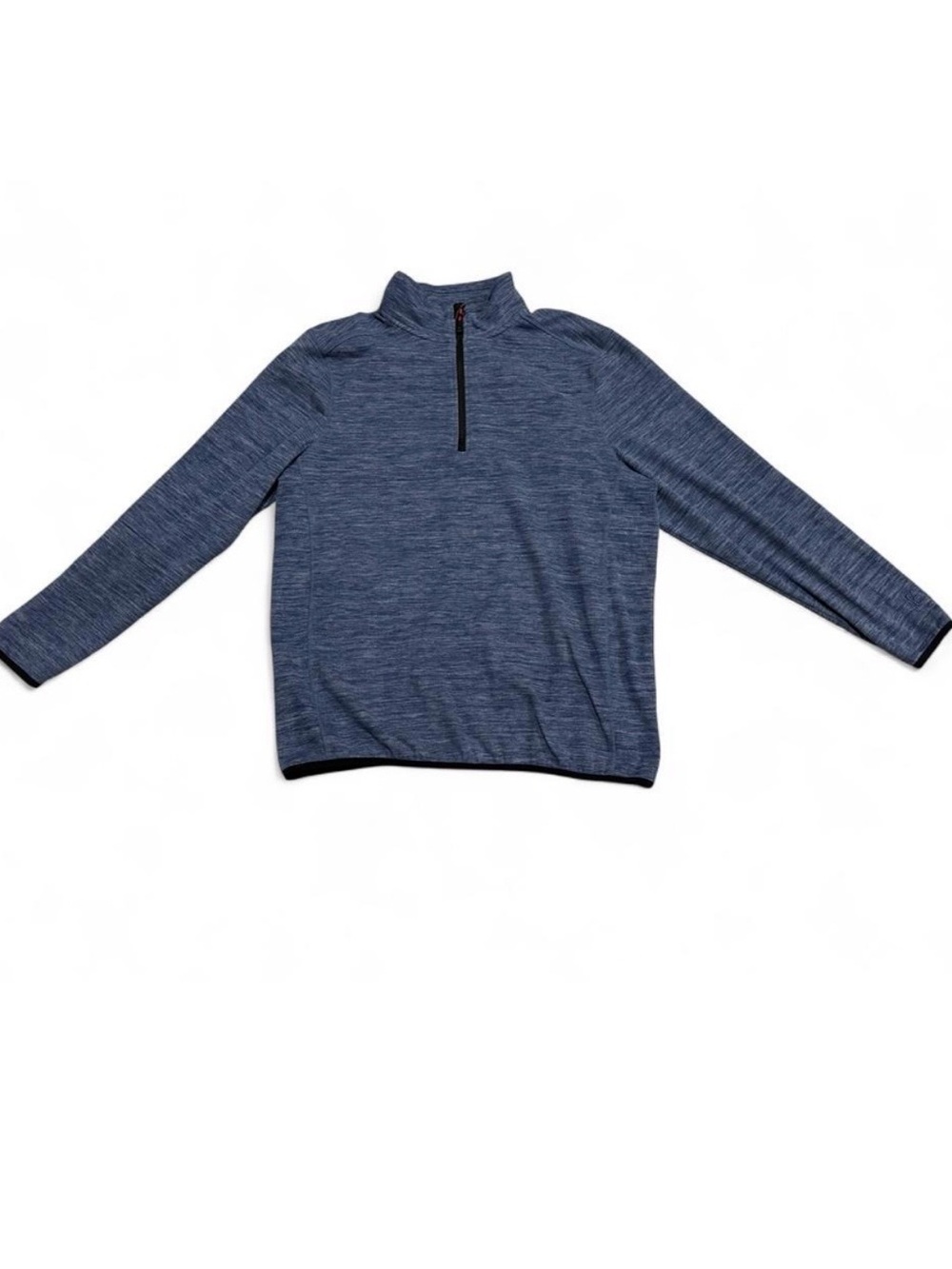 Avalanche Men's Heather Navy Half-Zip Sweater